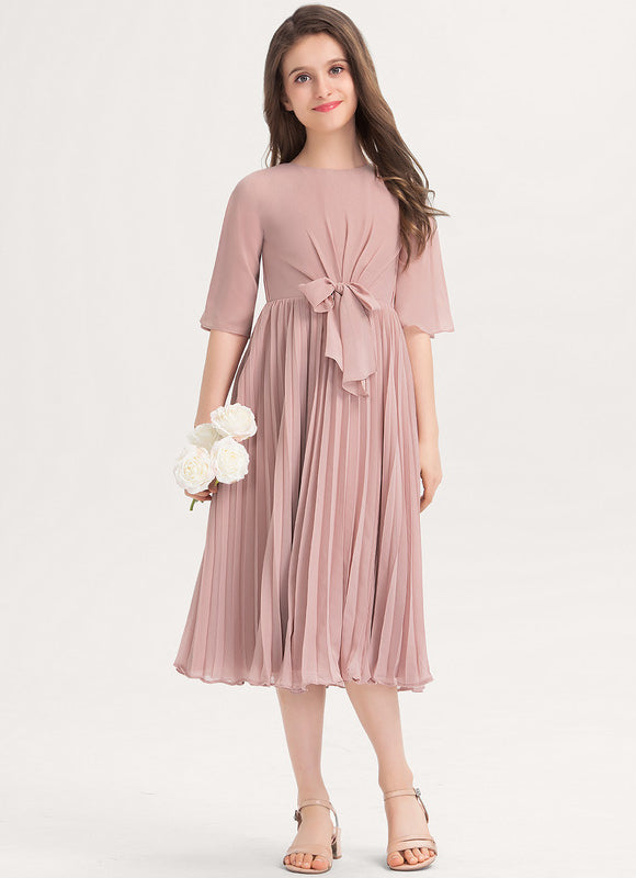Robe Midi Plissée Douce - gallery 2
