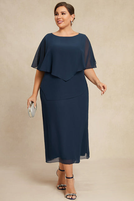 Robe Midi Élégance Azurée - gallery 9