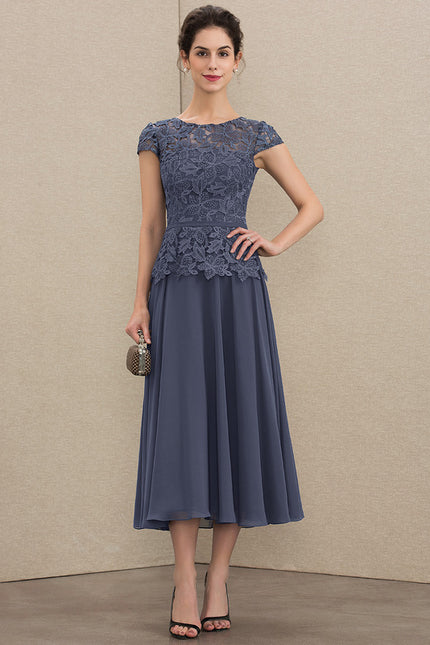 Robe Midi Élégance Azurante