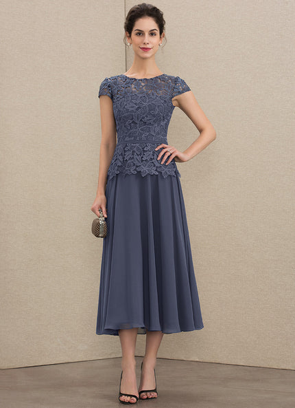 Robe Midi Élégance Azurante
