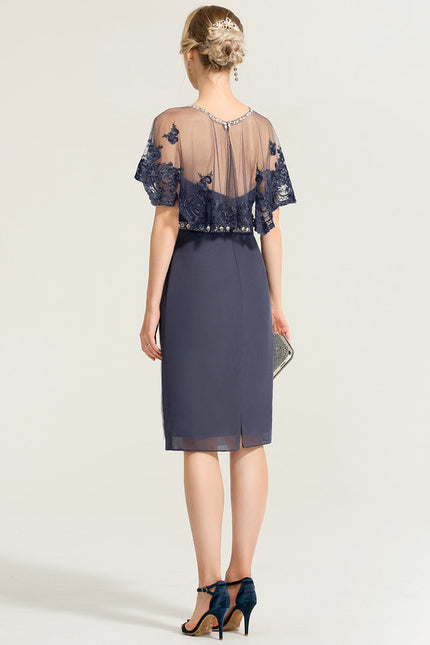 Robe Midi Nuit Marine Chic - gallery 1