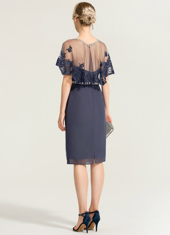 Robe Midi Nuit Marine Chic - gallery 1