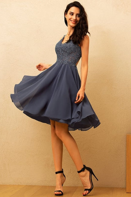 Robe Midi Chiffon Émeraude - gallery 3