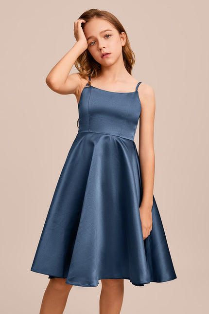 Robe Midi Satin Vert Tendre - gallery 3