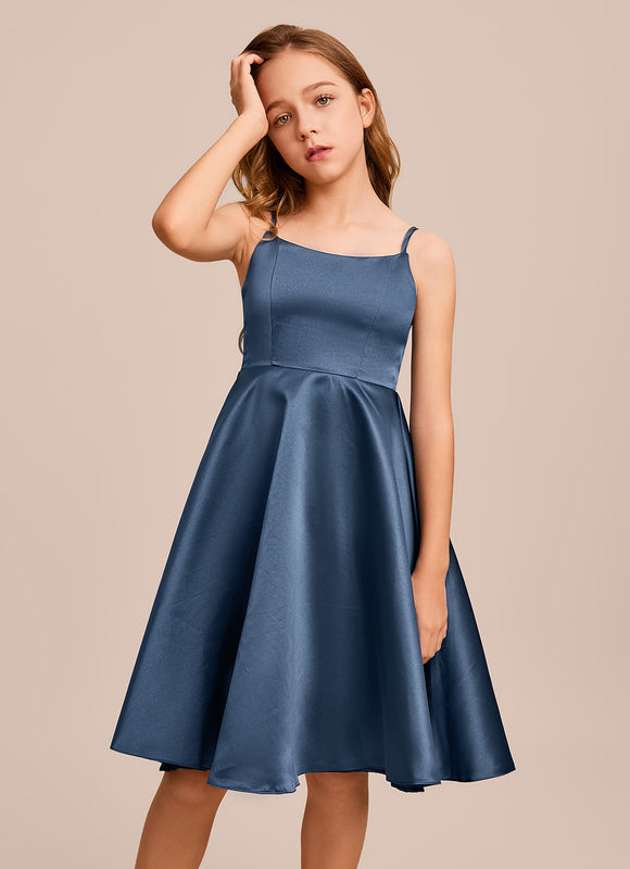 Robe Midi Satin Vert Tendre - gallery 3