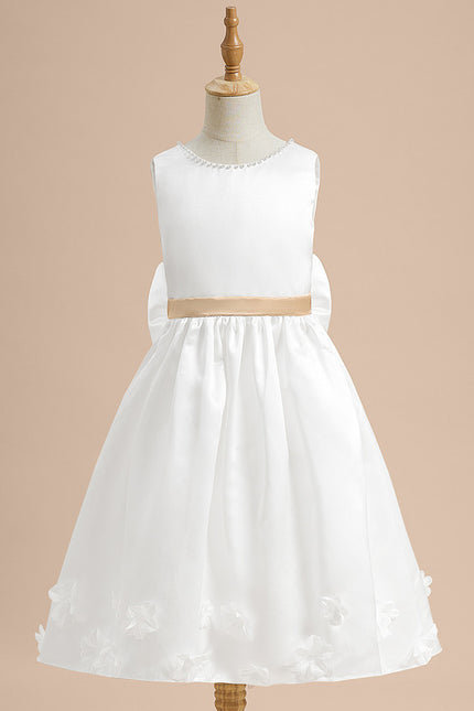 Robe Midi Satinée Enfant Chic - gallery 1