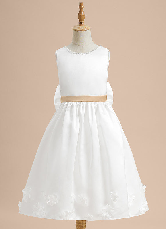 Robe Midi Satinée Enfant Chic - gallery 1
