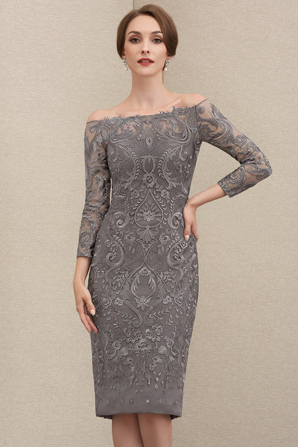 Robe Midi Charme Argenté - gallery 5