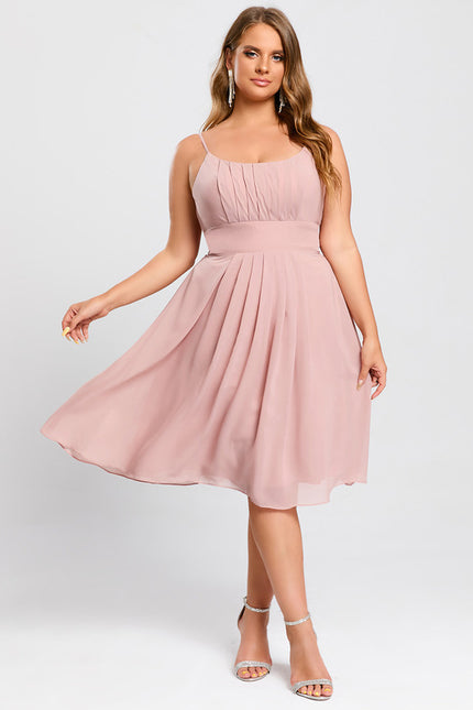 Robe Midi Mousseline Rose - gallery 8