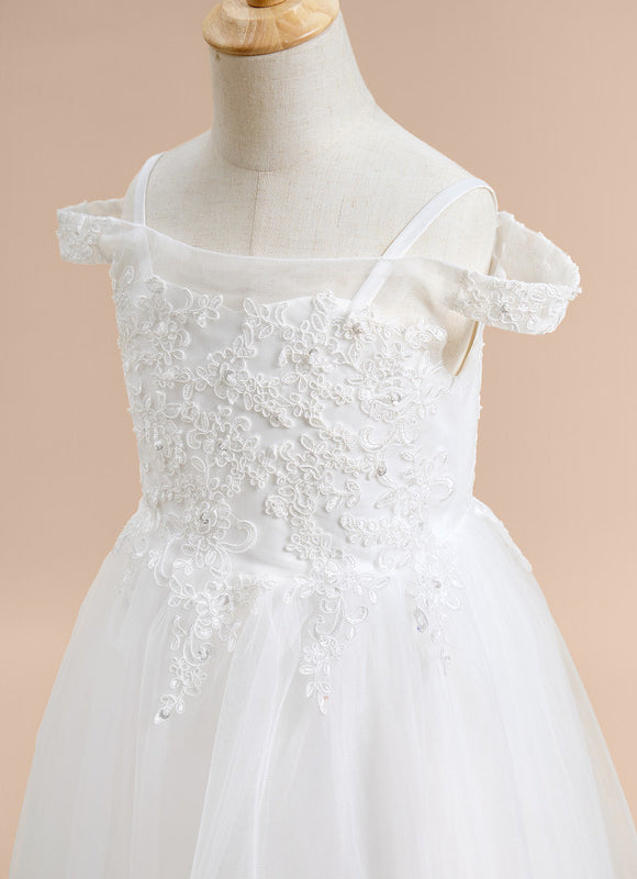 Robe Midi Enfant Mariage Tulle - gallery 4