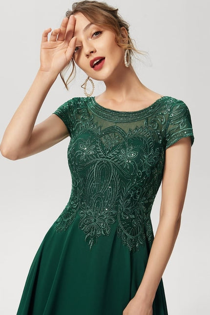 Robe Midi Grise Éclatante