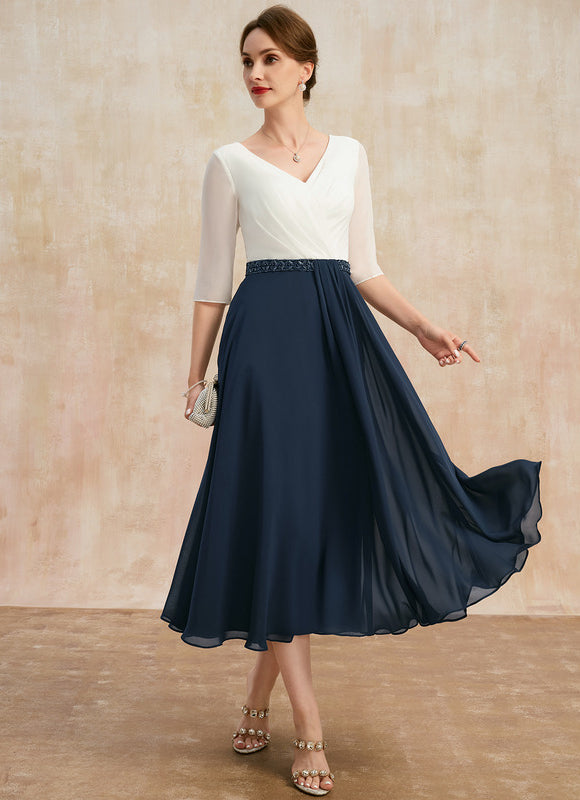 Robe Midi Mère Élégante