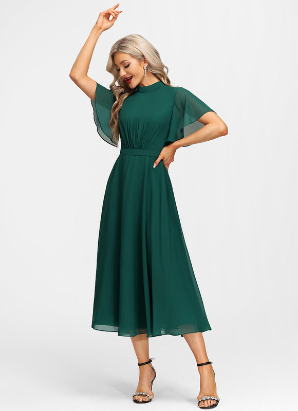 Robe Midi Élégance Émeraude - gallery 7