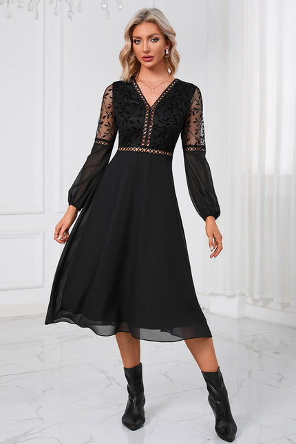 Robe Midi Aérienne Chic - gallery 2