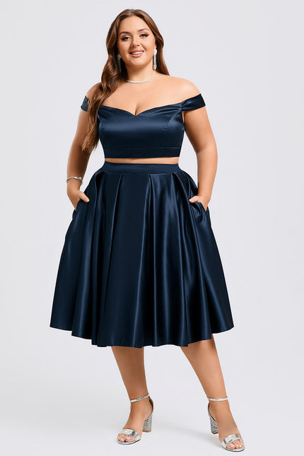 Robe Midi Satinée Cintrée - gallery 8