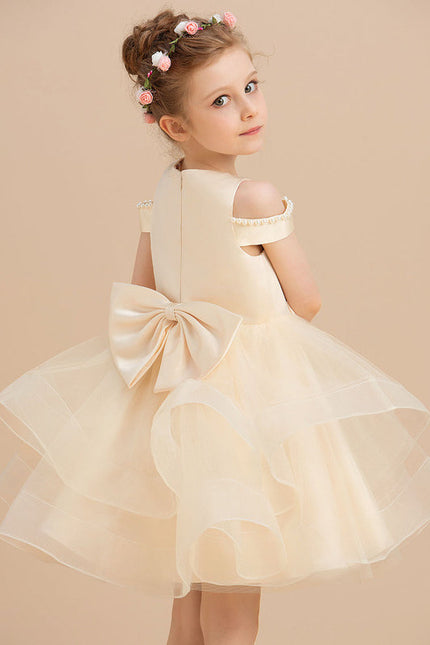 Robe Midi Enfant Satinée