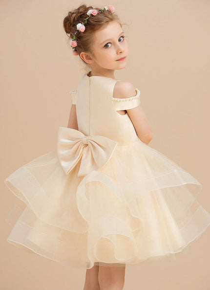 Robe Midi Enfant Satinée