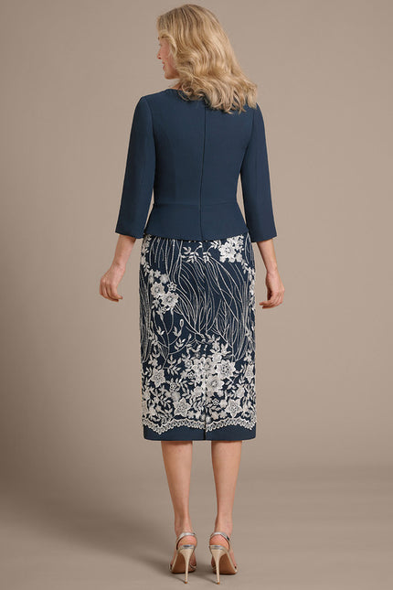 Midi Robe De Cérémonie Femme Chic - gallery 5