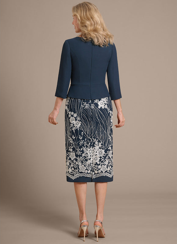 Midi Robe De Cérémonie Femme Chic - gallery 5