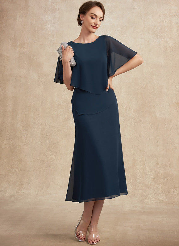 Robe Midi Élégance Azurée