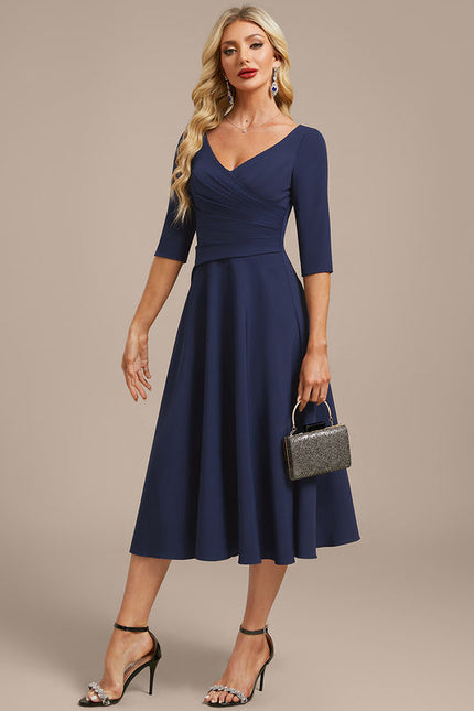 Robe Midi En Crêpe - gallery 3