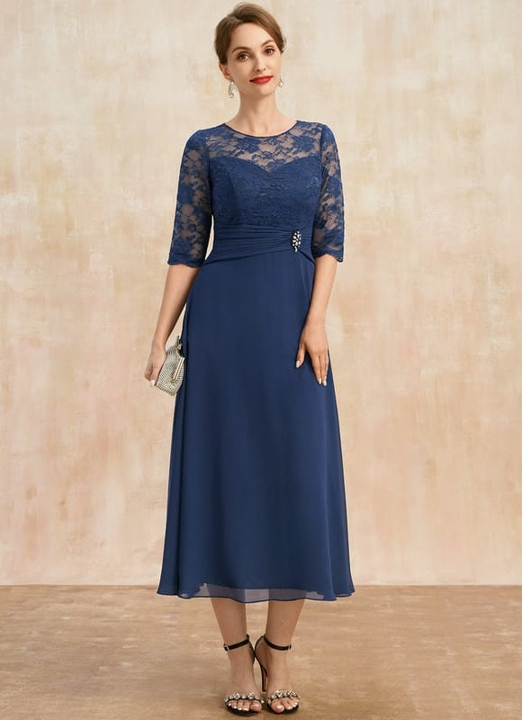 Robe Midi Mère Mariée Dentelle