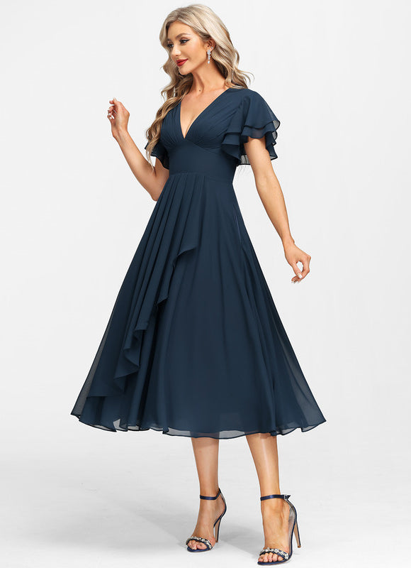 Robe Midi Ombre De Valse - gallery 4