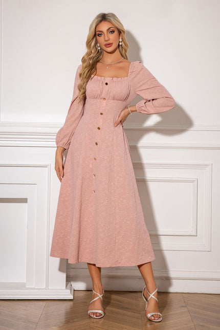Robe Midi Midi Rose Douce - gallery 5