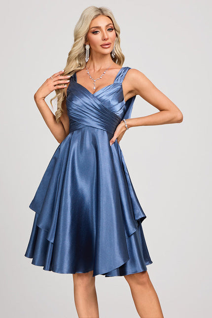 Robe Midi Élégance Satinée