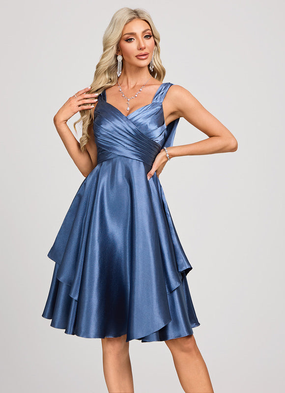 Robe Midi Élégance Satinée